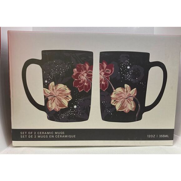 Floral Twilight Mug Set - Picture 1 of 1